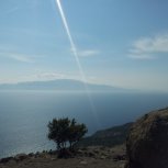 Behramkale'den /Assos) Midilli adası